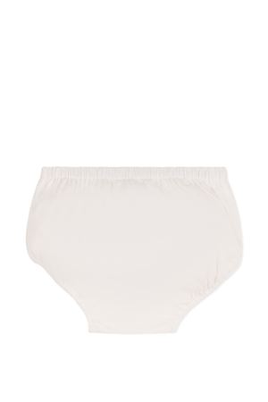 Set abito, coulotte e capellino bianco con finiture in pizzo CHLOÉ KIDS | C20935117